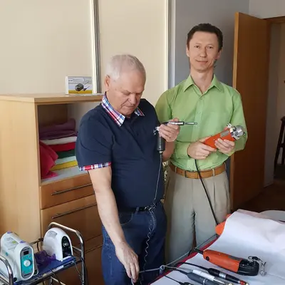 Vibromassage session
