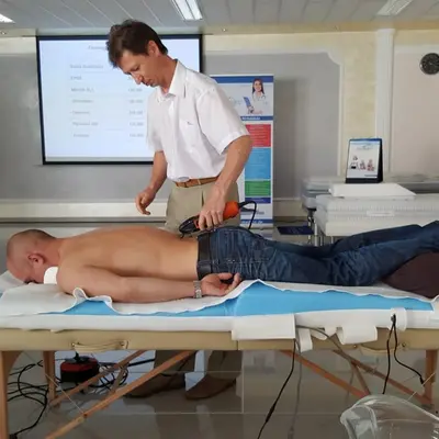 Vibromassage session